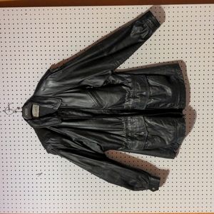Avalanche men's leather jacket/parka  LG
